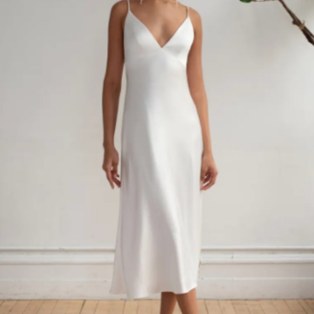NEW Jenny Yoo Bellini Dress Ivory Size 4